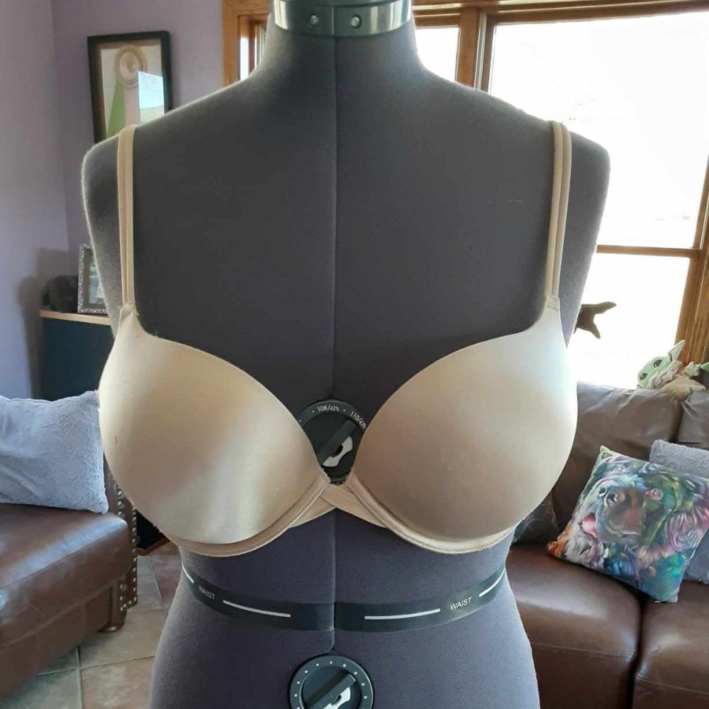 Tan Push-Up Bra. Adds two cup sizes!